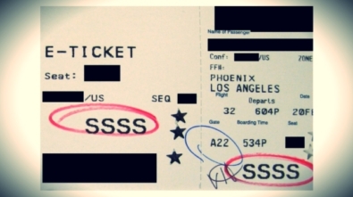 ssss boarding pass selectee passenger
